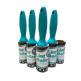 Lint Rollers (5 Pack) Extra Sticky Lint Remover for Pet Hair, Clothes, Furniture, Carpet, Couch by Elite Life, Green