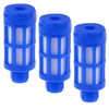 Pneumatic Silencer 1/8 Inch Plastic Set of 3 Industrial Quality