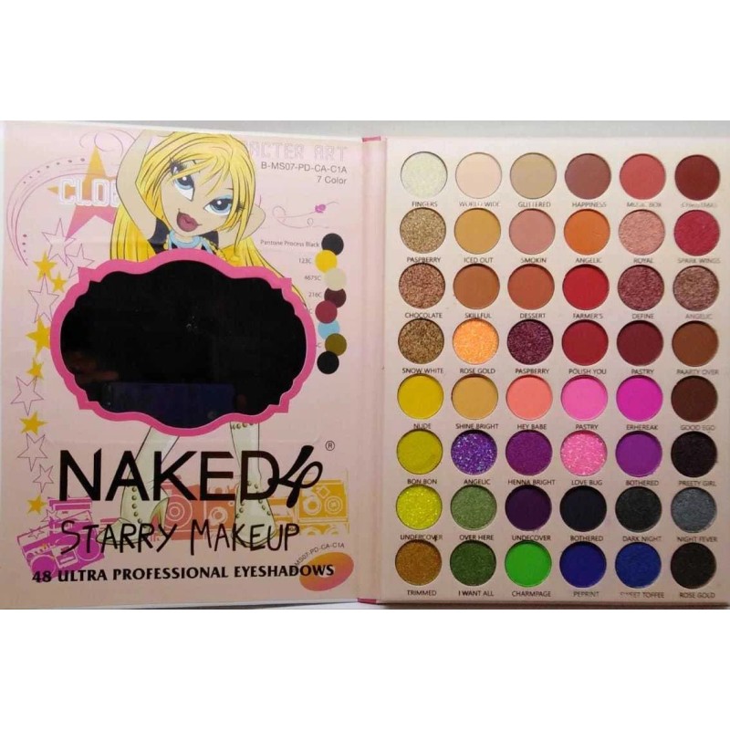 Naked Paleta De Sombras Para Ojos Starry Makeup Eyeshadow