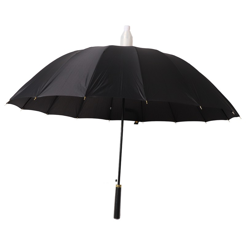 Large Umbrella Automatic Open 16 Ribs Waterproof with Cover Long