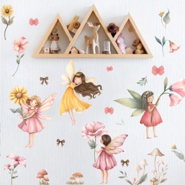 Fairy First Birthday Decorations Decal