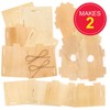 Baker Ross EF665 Wooden Birdhouse Kits (Pack Of 2) For