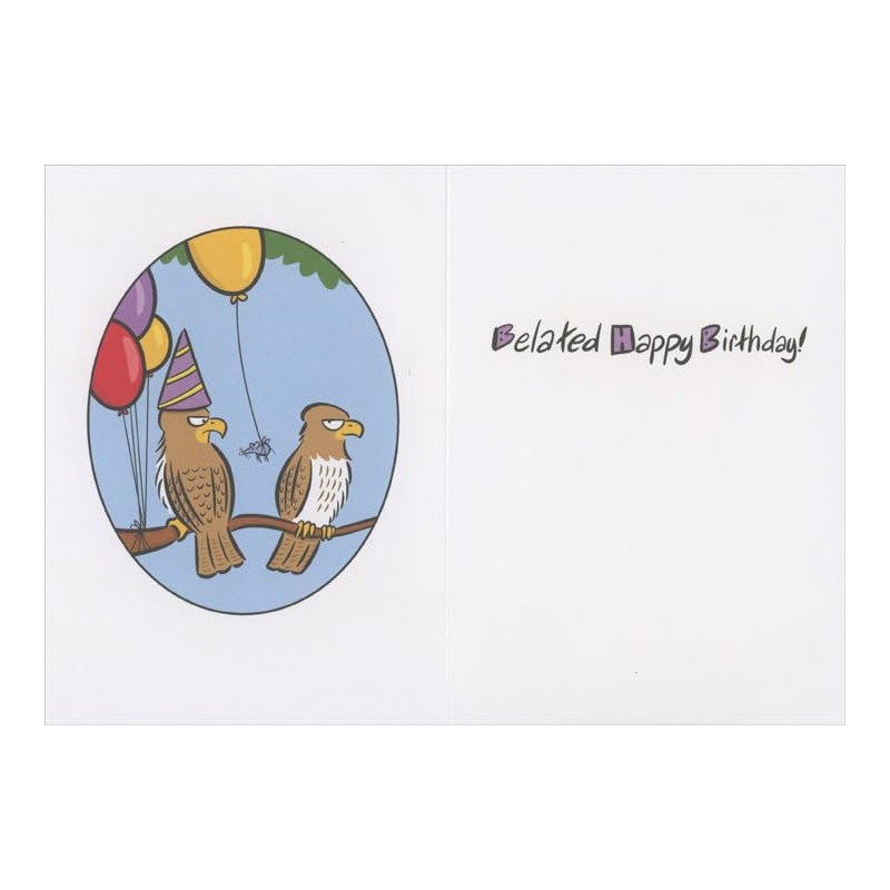 Oatmeal Studios Birds on Branch Arguing About Date on Calendar