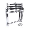 Pontoon Boat Ladder,3 Step Telescoping Ladder Under Platform Slide Mount