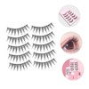 Baluue False Eyelashes Women Pack of Short and Fluffy Natural