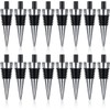 Honeydak 16 Pieces Metal Bottle Stopper Blank Stainless Steel Wine