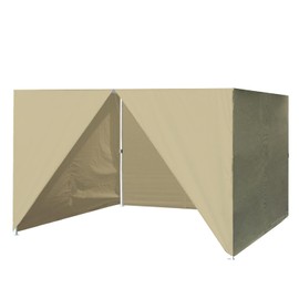 Eurmax USA Full Zippered Walls for 8x8 Easy Pop Up Canopy Tent,4 Walls ONLY(Beige)
