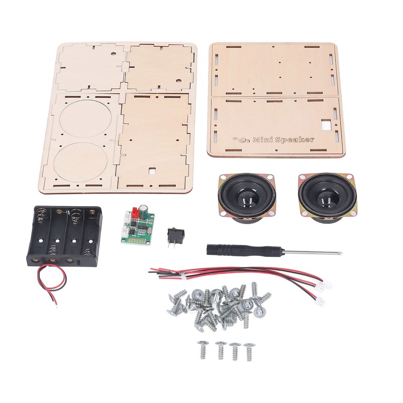 DIY Bluetooth Speaker Kit Stereo Surround Non Toxic Composite Wood