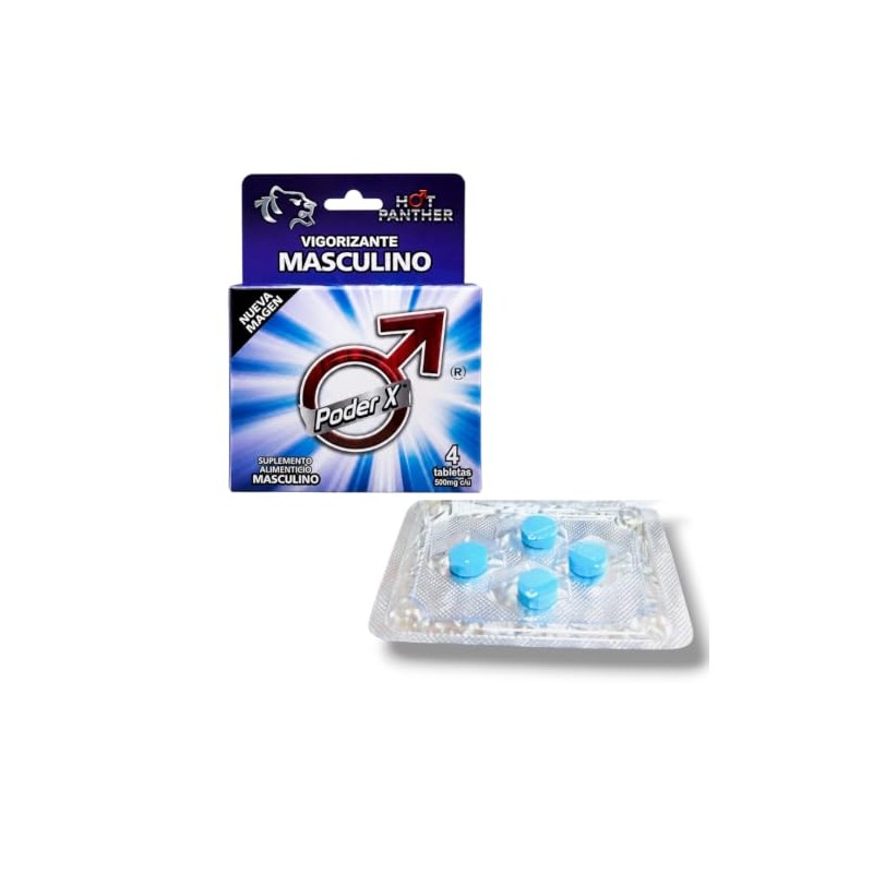Poder X Man Suplemento para Hombres 500 mg