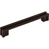 Top Knobs TK56BSN Sanctuary Collection 5" Flat Rail Pull, Brushed