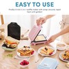 AROMA® 3-in-1 Panini Press, Sandwich Grill, and Waffle Maker with