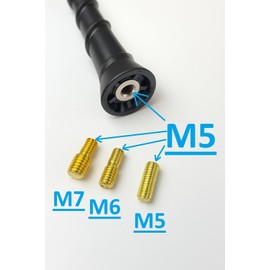 Car Radio Aerial Antenna AM/FM Bee Sting Mast 20cm Spiral fat Fits Toyotaa RAV4