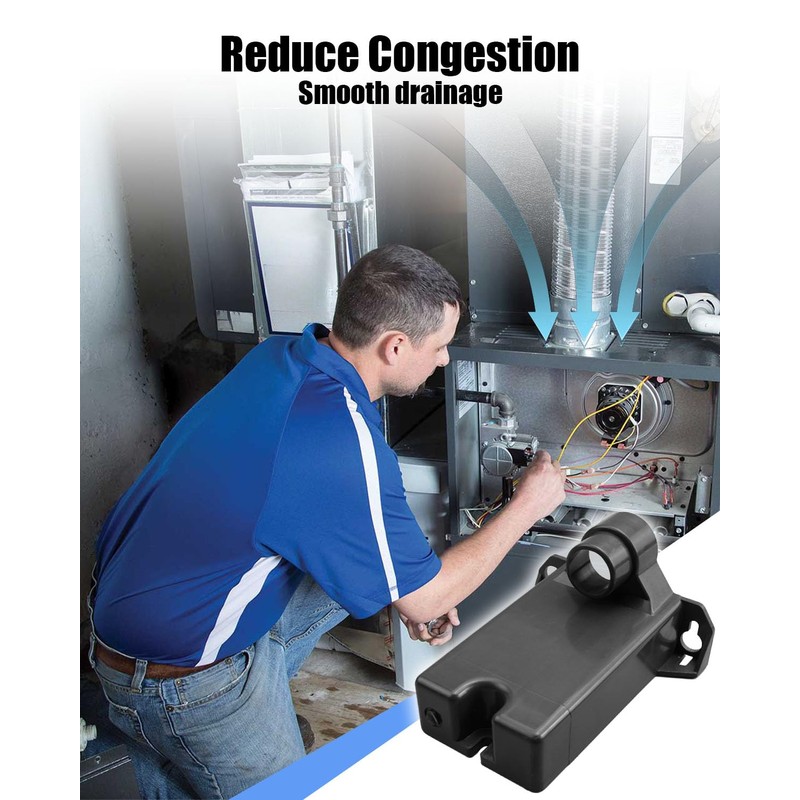 HUFEWU Drainage Pipe Trap Fit for Goodman Furnace Drain Trap