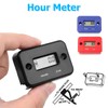 Bittwee Car Digital Inductive Hour Meter Waterproof IP68, for Gas