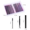 Fengyang Eyelash Extension Kit, Lash Clusters Individual Lashes, 30D 40DFluffy