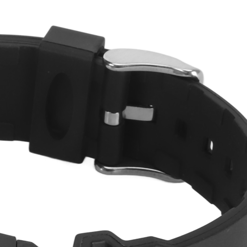 Men Dual Time Sports Watch Outdoor Waterproof PU Strap Digital
