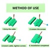 BASECONEX 10 Pairs 4 Pin 7.62mm PCB Terminal Screw Terminal