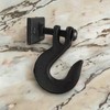 Industrial Design Cast Iron Coat Hook in Black