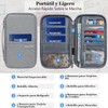 Porta Pasaporte, Organizador de Documentos de Viaje - Gris