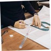 TEHAUX DIY Sewing Gauge Ruler for Measurement Markings Button Sliding