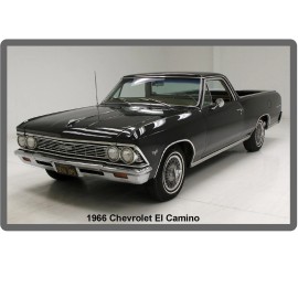 1966 Chevy El Camino  Auto Refrigerator / Tool Box  Magnet