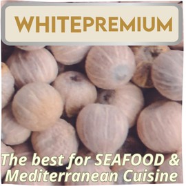 White Pepper Grinder with Peppercorns FOR MEDITERRANEAN CUISINE 3.5oz Yupanqui White Peppercorns Whole Organic Peppercorns with Seabreeze hints in Pepper Mill Grinder - White Peppercorn Grinder