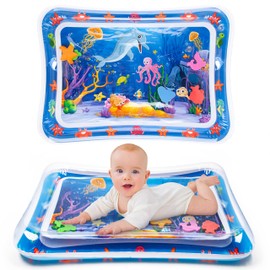 BUXIUGAN Tummy Time Water Mat, Inflatable Tummy Time Water Play Mat for Babies, Infants and Toddlers Promote Development Strengthen Baby's Muscles