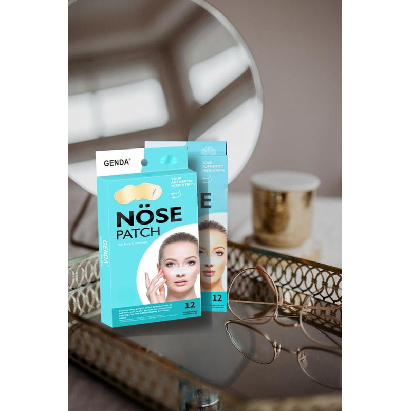 GENDA Blackhead Remover Nose Pore Strips for Deep Cleansing, Clears