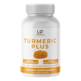 Ultra Pure Supps Turmeric, 120 Caps Sabor Sin Sabor