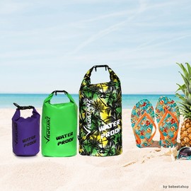 Beaurianz 2L Waterproof Dry Bag / Swimming Pouch 2 Liter Palm Tree 2ea
