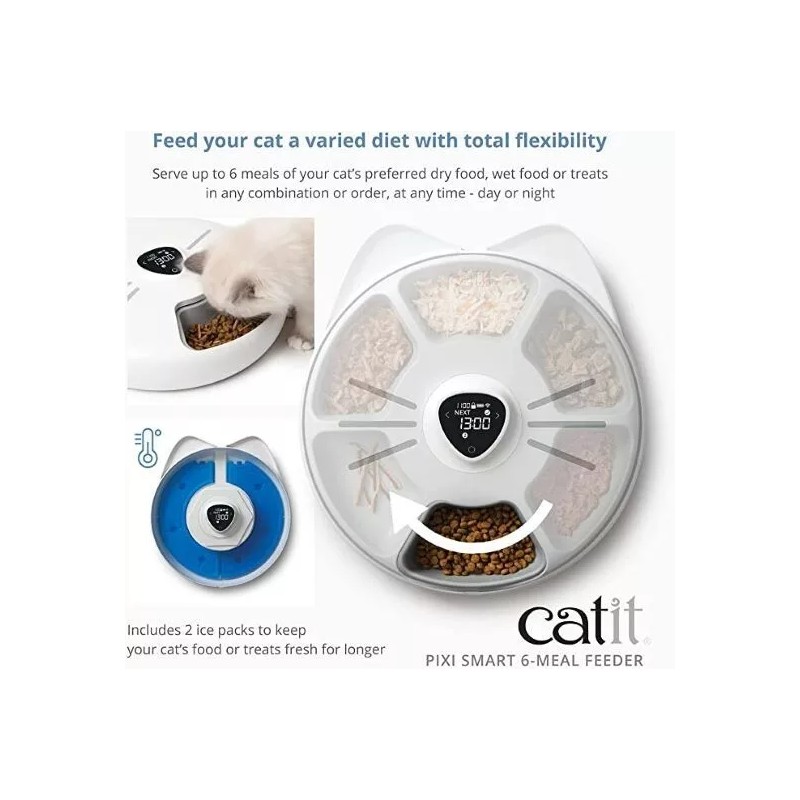 CATIT PIXI SMART 6-MEAL FEEDER