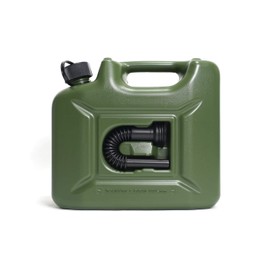 Hunersdorff Fuel Tank (olive) Poly Tank, Fuel Can Pro, 3.2 gal (10 L), Water Tank, Fuel, White Gasoline, Kerosene Tank, Canister, Camping