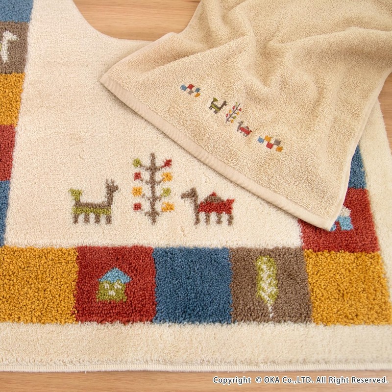 OKA Sierra Towel, Approx. 30.3 x 13.4 inches (77 x
