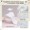 Boyiee 4 Pcs Reusable Cotton Bra Liners Under Bra Liners