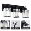 ALAISLYC Crystal Bathroom Vanity Lights 3 Lights Bathroom Light Fixtures