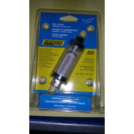 Seachoice Universal 1/4, 5/16 or 3/8 Inch In Line Fuel Filter for Carbureted OB Engines