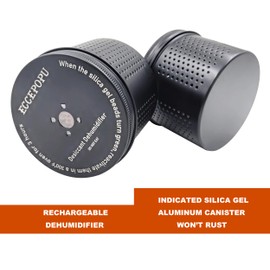 Gun Safe Dehumidifier, Moisture Absorbers for Storage, Closets, Cars and Cabinets, 200G Desiccant Canister for Gun Safe(3 Units)