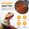 HealSmart 50W Mini Reptile Heat Lamp Ceramic Heat Emitter, No