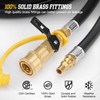 CALPOSE 15FT RV Quick Connect Hose, With Elbow Adapter Fits