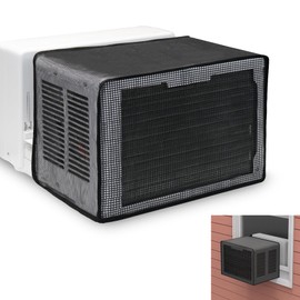 Wintcomfort U-Shaped Window Air Conditioner Summer Cover, Dense & Breathable Design Outdoor AC Cover for U-Shaped Window AC Unit