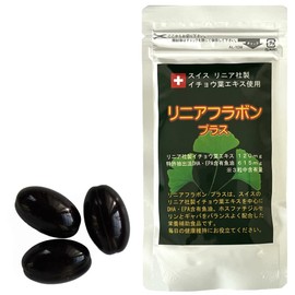 イチョウ葉 エキス +DHA 初回限定 リニアフラボン 90粒 スイス リニア社 フラボノイド サプリメント
