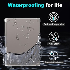 for Remarkable Paper Pro 11.8 Inch Case,Slim TPU Clear Transparent Back Protective Cover with Pencil Holder,Anti-Scratch Shockproof -Clear