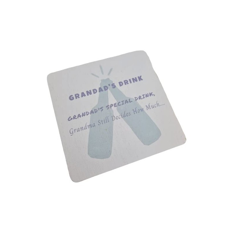Grandad Drink Coaster - Grandma Decides Home Much Gift