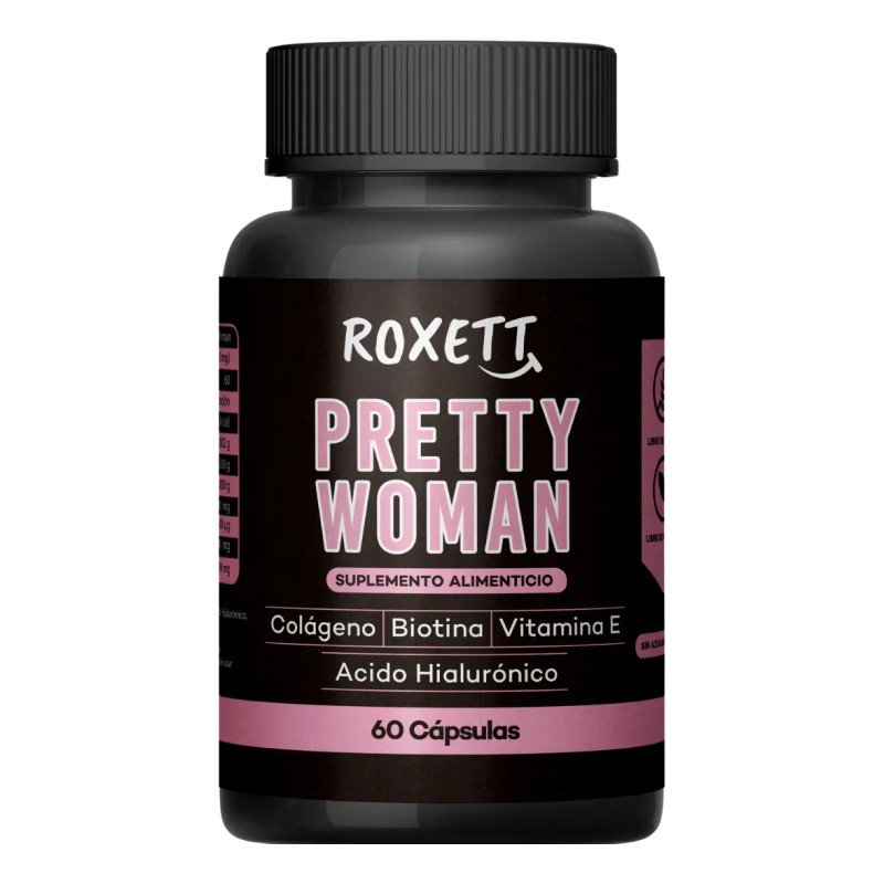 Pretty Woman Colágeno Hidrolizado Vitamina E Biotina 60 Caps