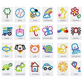 Make an Object Dry Erase Cards - 24 Pieces