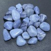Blue Quartz Tumbled (1 LB) One Pound Bulk Wholesale Lot