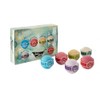 Gift Box with 6 Bath Bombs - Watermelon, Donkey Milk,