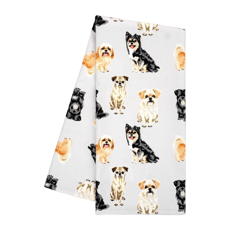 Pack of 3- Novelty Tea towels for kitchen 100% Cotton