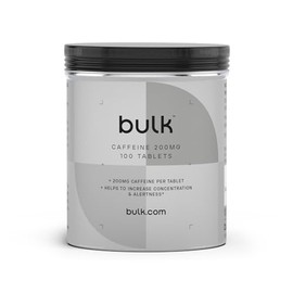 BULK POWDERS Caffeine Tablets BPB-CAFF-T000-0100