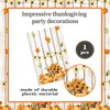 PUEVENYI 1PCS Fall Maple Pumpkin Tablecloth - 108 x 54